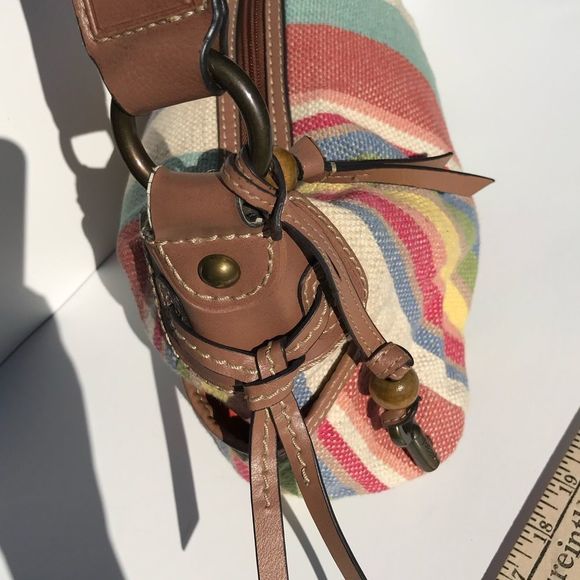 FOSSIL CANVAS SHOULDER BAG - Picture 3 of 11